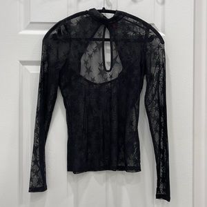 Guess transparent top